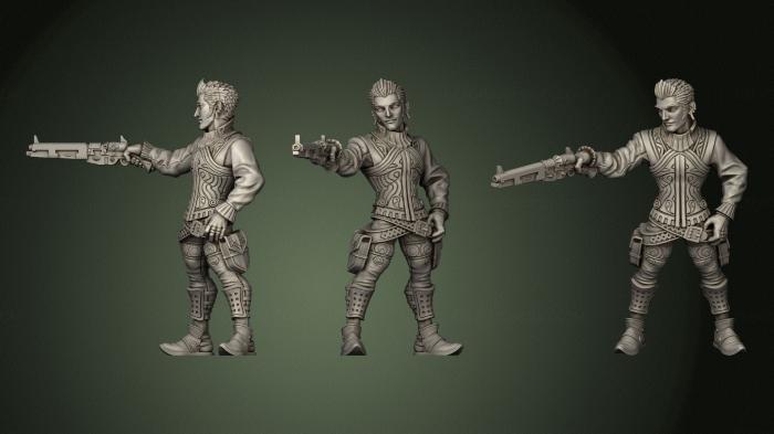 Military figurines (STKW_0638) 3D model for CNC machine